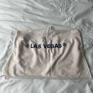 Y2k baby pink Las Vegas draw string mini skirt